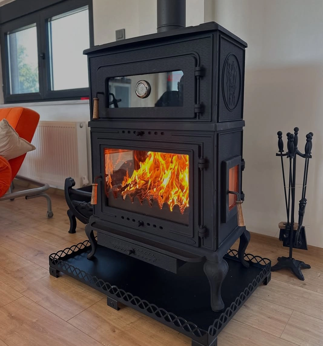 Berlin Kuzine 60h Döküm Soba